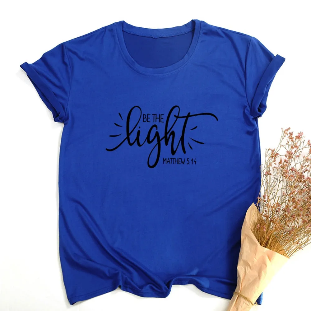 Stylish Be The Light  Best Women Yellow T Shirts