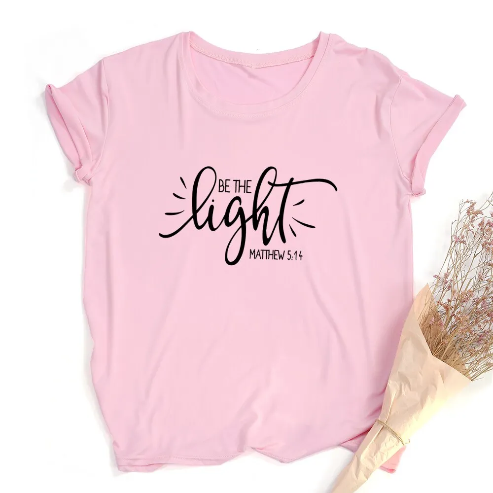 Stylish Be The Light  Best Women Yellow T Shirts