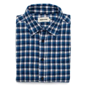 The California in Brushed Navy Plaid