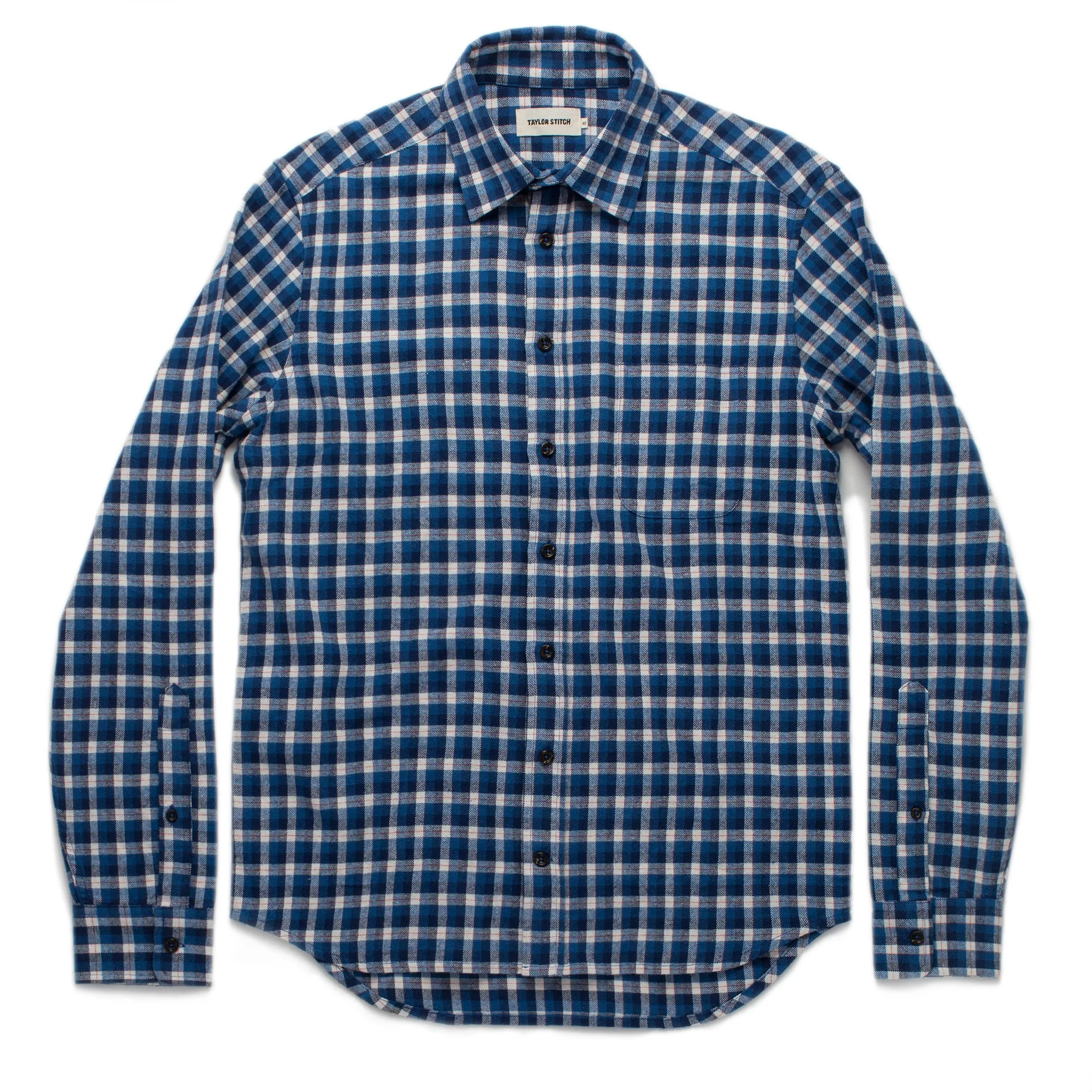 The California in Brushed Navy Plaid