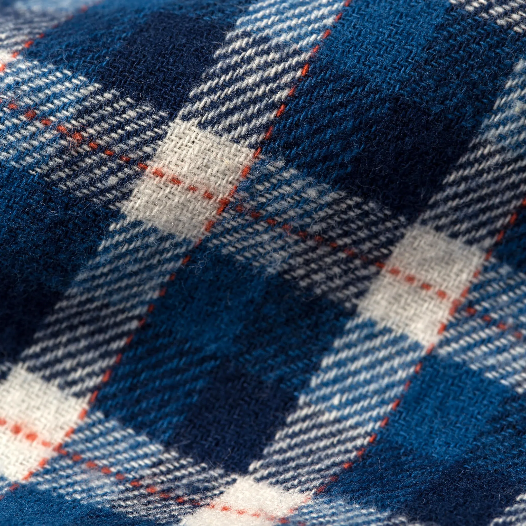 The California in Brushed Navy Plaid