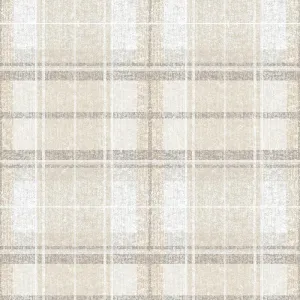 Tweed Plaid Peel and Stick Wallpaper