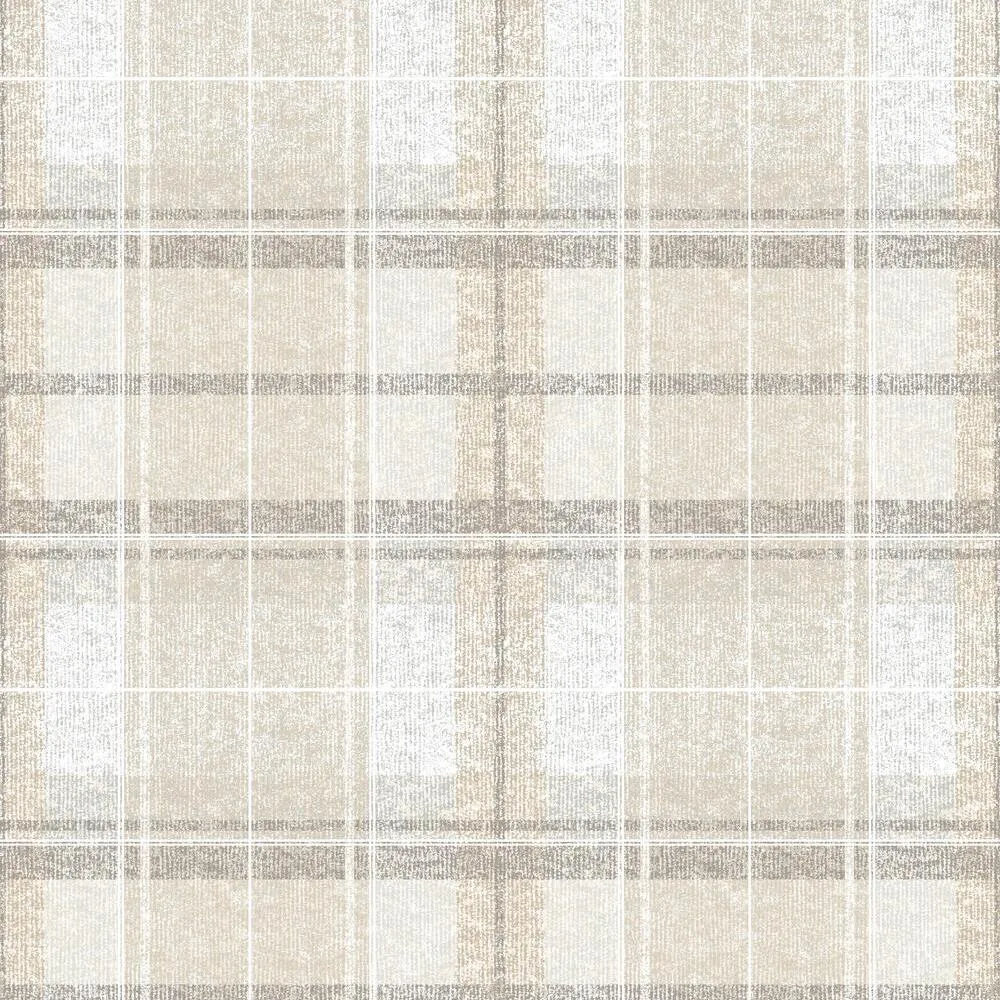 Tweed Plaid Peel and Stick Wallpaper