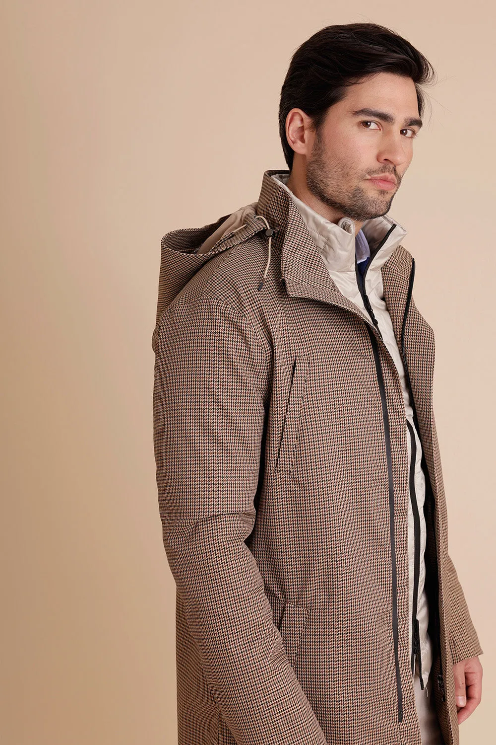 Waterproof Men's Parka 2.0 - Check