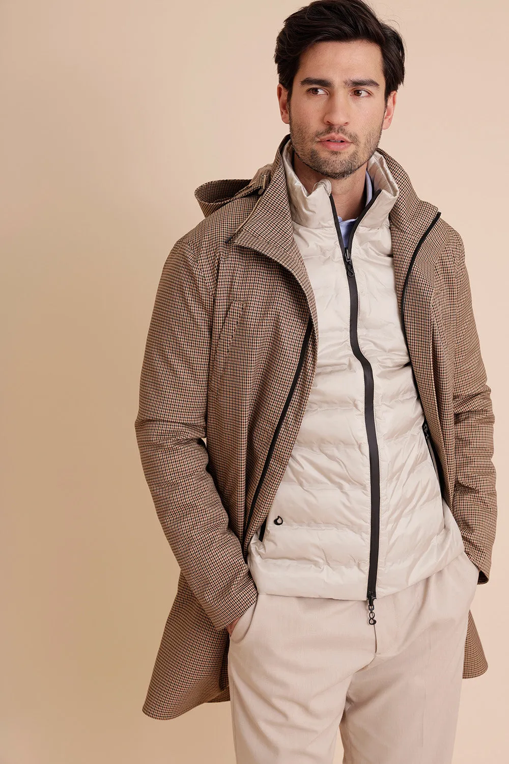 Waterproof Men's Parka 2.0 - Check